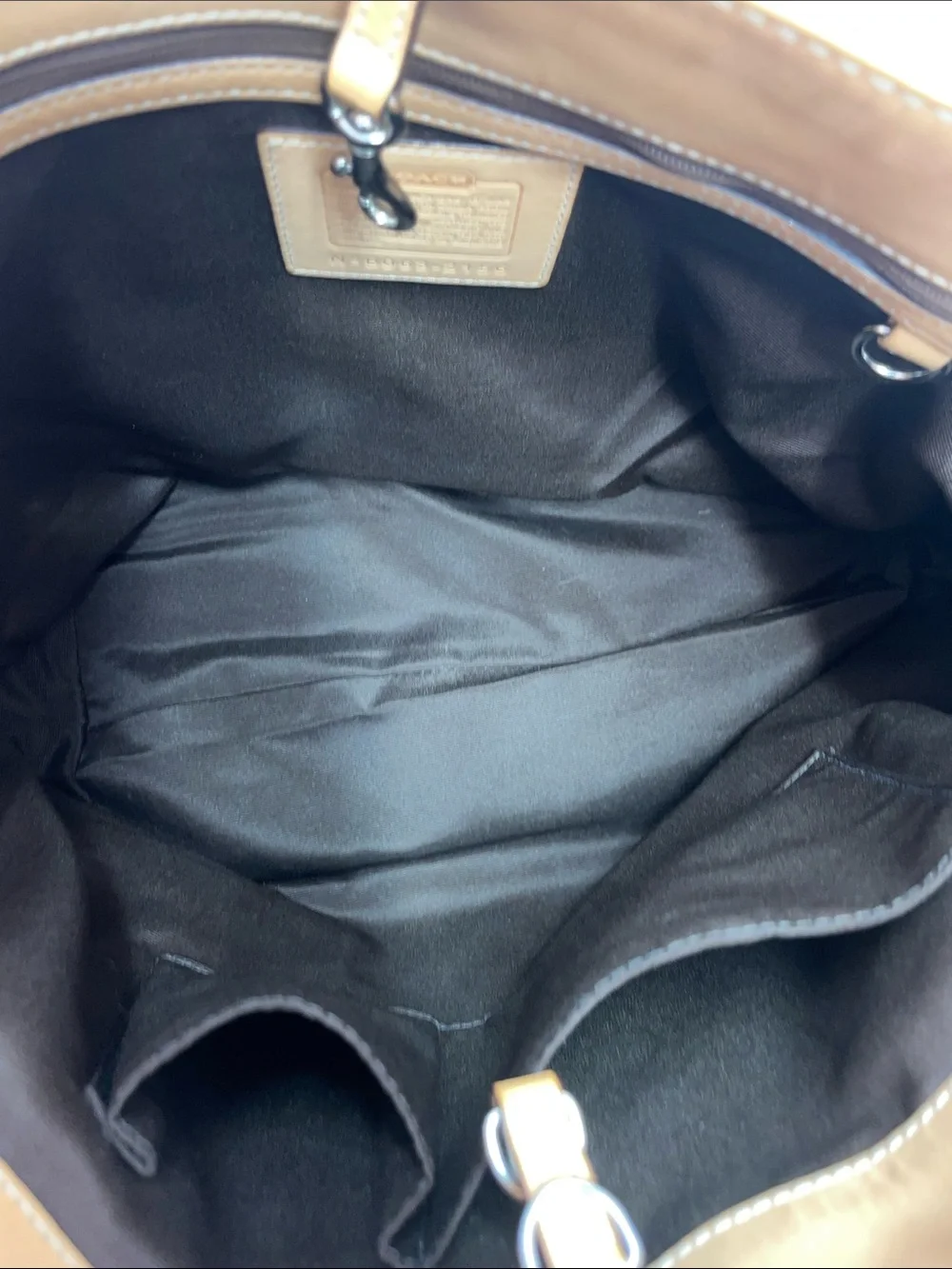 Vintage Coach Jacquard Shoulder Bag